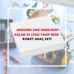 Arduino 2WD Engelden Kaçan Robot Araç Seti