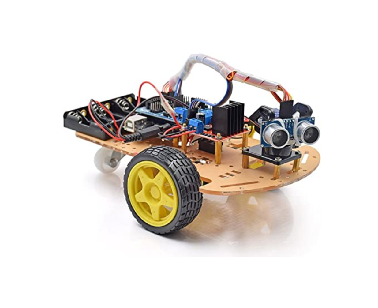Arduino 2WD Engelden Kaçan Robot Araç Seti
