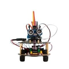 Arduino 4WD Wifi Engelden Kaçan ve Çizgi Takip Eden Araç Seti