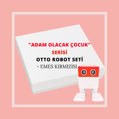  Emes Kırmızısı Otto Robot seti