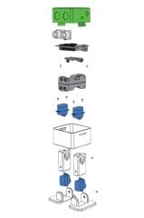 ﻿ Emes Kırmızısı Otto Robot seti