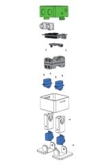  Emes Kırmızısı Otto Robot seti