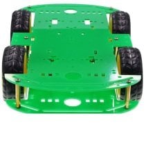 Arduino Yeşil 4WD Wifi Engelden Kaçan ve Çizgi Takip Eden Robot Araç Seti