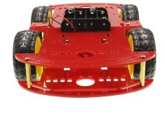 Arduino Kırmızı 4WD Wifi Engelden Kaçan ve Çizgi Takip Eden Robot Araç Seti