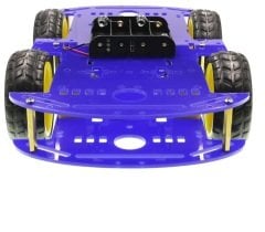 Arduino Mavi 4WD Wifi Engelden Kaçan ve Çizgi Takip Eden Robot Araç Seti