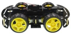 Arduino Siyah 4WD Wifi Engelden Kaçan ve Çizgi Takip Eden Robot Araç Seti
