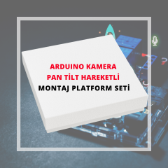 Arduino Kamera Pan Tilt Haraketli Montaj Platform Seti