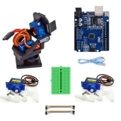 Arduino Kamera Pan Tilt Haraketli Montaj Platform Seti