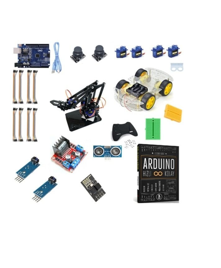 Arduino İleri Seviye Robotik Seti ( KİTAP HEDİYELİ)