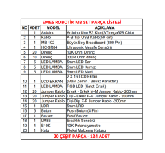 Arduino 124 Parça  Robotik Kodlama Seti
