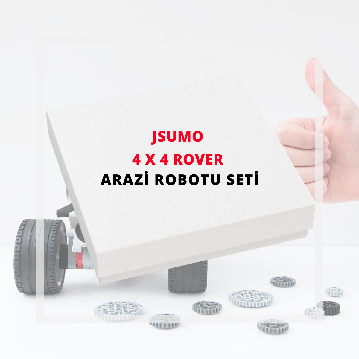JSumo Emes Robotik 4 X 4 Rover Arazi Robotu Seti