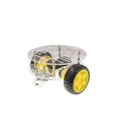 Yuvarlak Şase 2WD Engelden Kaçan Ve Çizgi Takip Eden Wi-Fi Robot Araç Seti