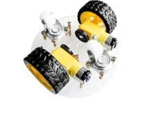 Yuvarlak Şase 2WD Engelden Kaçan Ve Çizgi Takip Eden Wi-Fi Robot Araç Seti