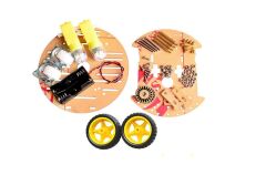 Yuvarlak Şase 2WD Engelden Kaçan Ve Çizgi Takip Eden Wi-Fi Robot Araç Seti