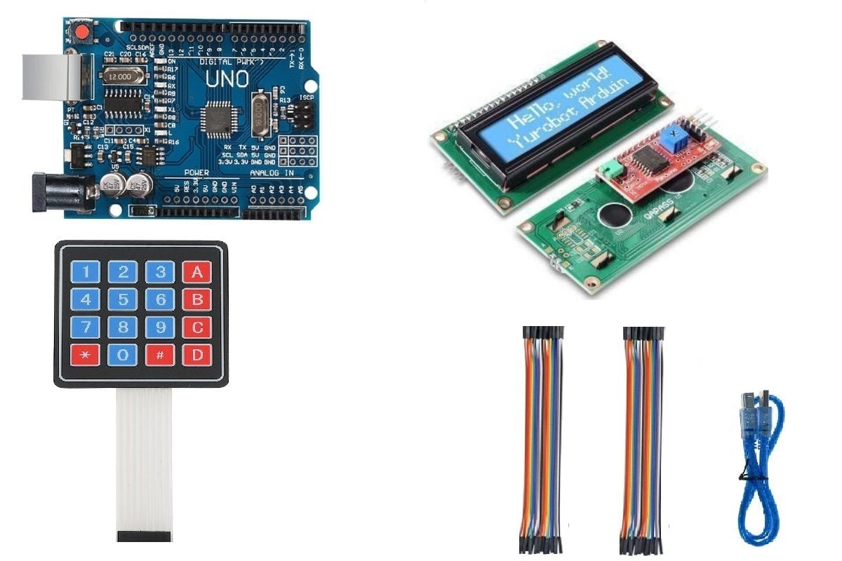 Arduino Uno ve Display İle Hesap Makinesi Seti