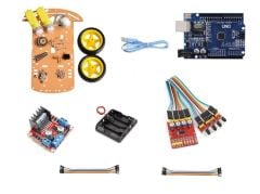 Mini Çizgi İzleyen Robot Seti (Başlangıç Seviyesi-EMES ROBOTİK ÖRNEK KODLAR HEDİYE)
