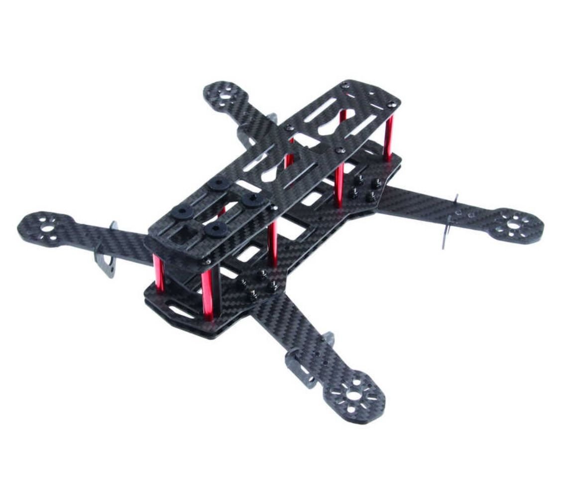 Emes Robotik Qav250 Full Carbon Fiber 250mm Mini Fpv Quadcopter Frame Kit Drone Gövdesi