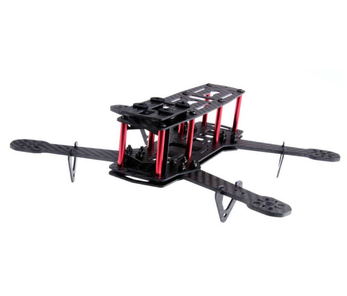 Emes Robotik Qav250 Full Carbon Fiber 250mm Mini Fpv Quadcopter Frame ...