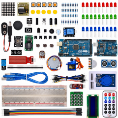 171 Parça Mega 2560 R3 ve Uno R3 2 in 1 Rfid Robotik Kodlama Profesyonel Proje Eğitim Seti