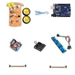 Arduino Uyumlu Çizgi İzleyen Robot Seti – 5 Kanal Sensörlü