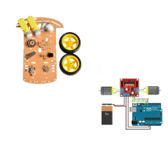 Arduino Uyumlu Çizgi İzleyen Robot Seti – 5 Kanal Sensörlü