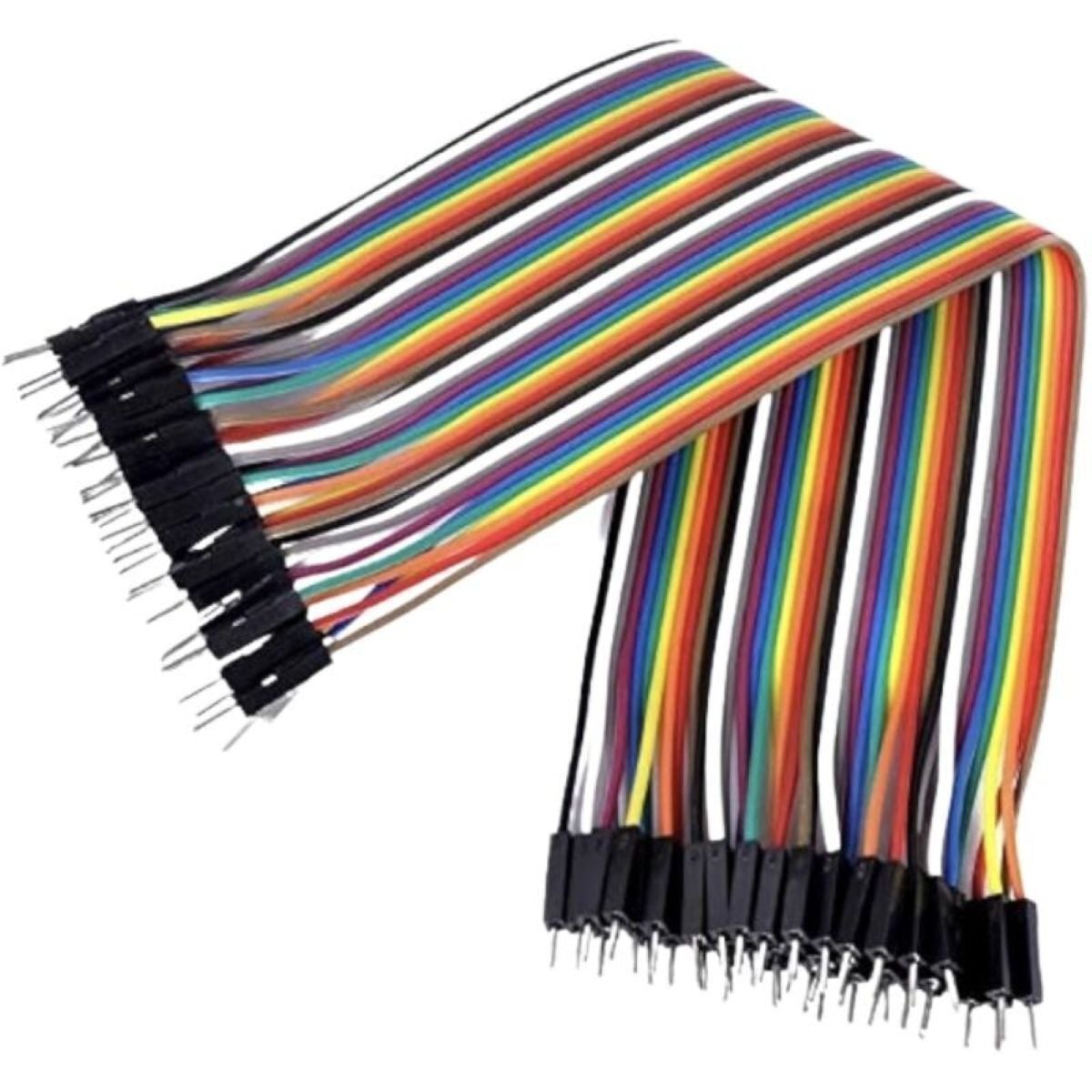 30CM Erkek-Erkek Jumper Kablo 40'lı