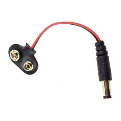 9V Pil Barrel Dönüştürücü Kablo