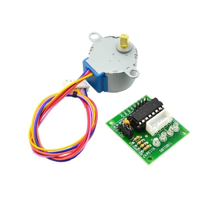28BYJ-48 Redüktörlü Step Motor ve ULN2003A Sürücü Modül