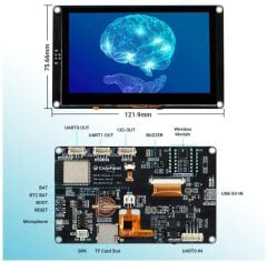 CrowPanel Advance 4.3'' ESP32-S3 HMI Dokunmatik Ekranlı (800 x  480)