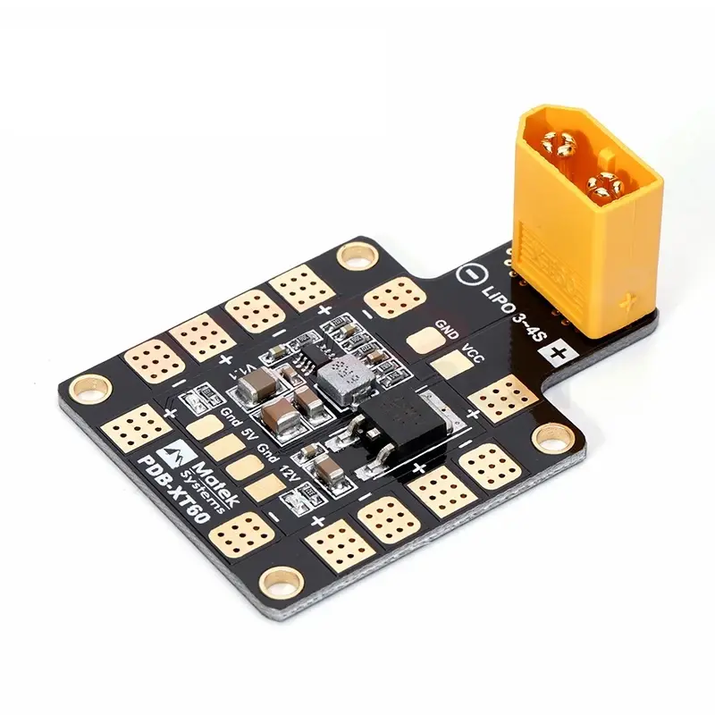 DR-012 Matek PDB ESC Güç Dağıtım Kartı XT60 Konnektörlü