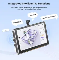 Elecrow CrowPanel Advanced 5'' ESP32-P4 HMI AI Dokunmatik IPS Ekran 800x480 Wi-Fi 6
