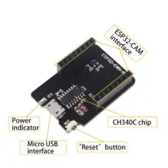 ESP32-CAM-MB USB Programlama Modülü – CH340C ESP32-CAM Adaptörü