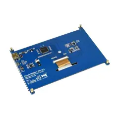 Waveshare Raspberry Pi 7 İnç 1024x600 HDMI Kapasitif Dokunmatik IPS LCD Ekran (C)