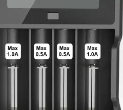 XTAR VC4 LCD Ekranlı 4'lü Li-ion / Ni-MH Pil Şarj Cihazı