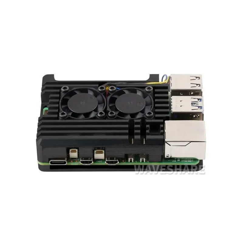 Raspberry Pi 5 Uyumlu Alüminyum Alaşım Kasa