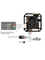 GEPRC TAKER G4 45A 8Bit AIO Flight Controller + 4-in-1 ESC