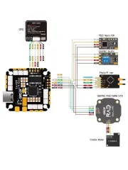 GEPRC TAKER G4 45A 8Bit AIO Flight Controller + 4-in-1 ESC