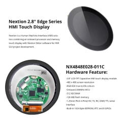 Nextion 2.8 İnç Edge HMI TFT LCD Dokunmatik Ekran