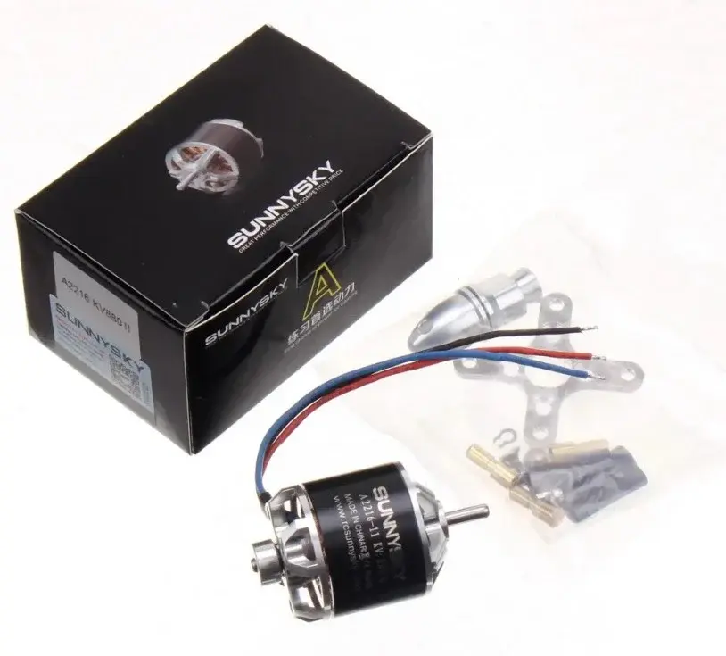 SunnySky A2216 1400KV 2-4S Brushless RC Uçak ve Drone Motoru
