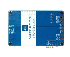 MatekSys PM12S-4A Power Module – 3S-12S Çift BEC Güç Modülü