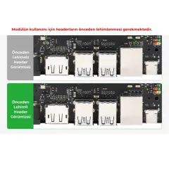 Waveshare Jetson Orin PoE Genişletme Modülü – Ethernet Üzerinden Güç Besleme